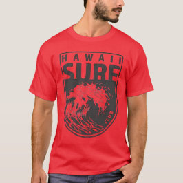 Camiseta T-shirt do Clube de Surfs do Havaí
