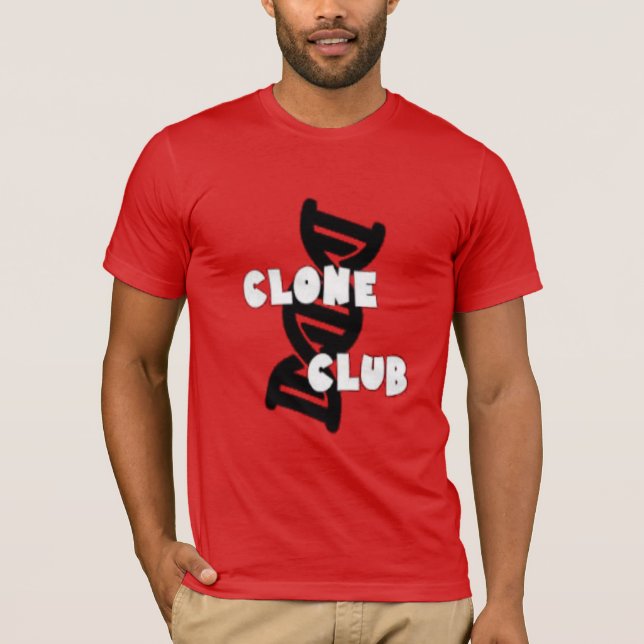 Camiseta T-shirt do clube do clone (Frente)