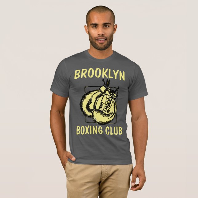 Camiseta T-shirt do CLUBE do ENCAIXOTAMENTO de BROOKLYN (Frente Completa)