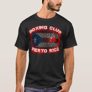 Camiseta T-shirt do clube do encaixotamento de Puerto Rico