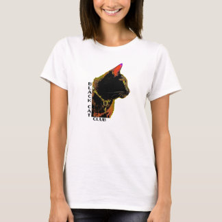 Camiseta T-shirt do clube do gato preto