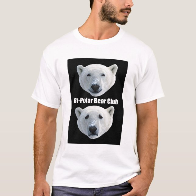 Camiseta T-shirt do clube do urso polar do Bi (Frente)