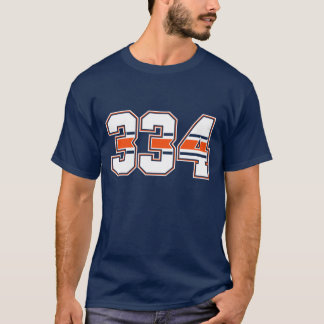 Camiseta T-shirt do código de área 334