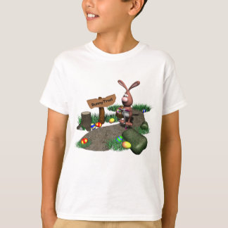 Camiseta T-shirt do coelhinho da Páscoa