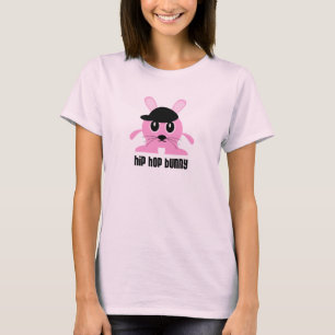 Camiseta T-shirt do coelho de Hip Hop
