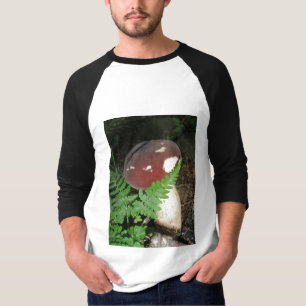 Camiseta T-shirt do cogumelo de veludo