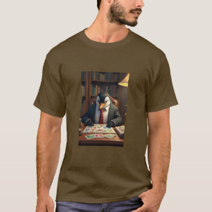 Camiseta t-shirt do colecionador de selos de pinguim