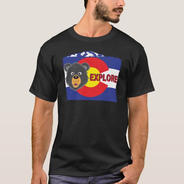 Camiseta T-Shirt do Colorado Black Bear (Frente)