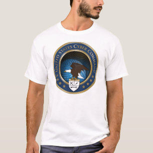 Camiseta T-shirt do comando USCYBERCOM do Cyber dos E.U.