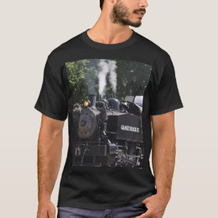 Camiseta T-shirt do comboio com motor a vapor
