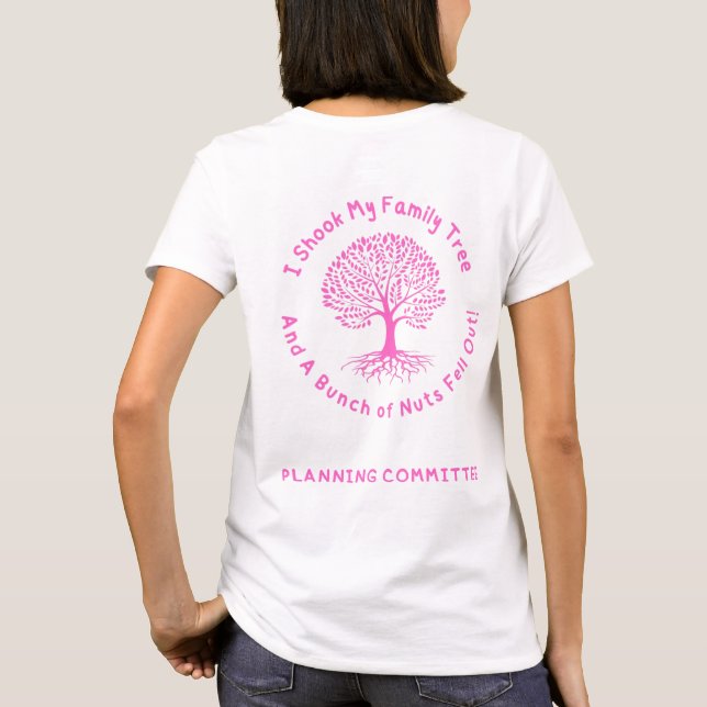 Camiseta T-Shirt do Comitê de Planeamento - Senhoras (Verso)