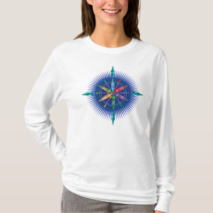 Camiseta T-shirt do compasso do caiaque