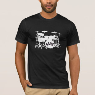 Camiseta T-Shirt do Conjunto de Tambores