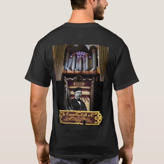 Camiseta T-Shirt do CONSTRUTOR DE ÓRGÃOS DE CAVAILLE (Verso)
