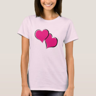 Camiseta T-shirt do coração