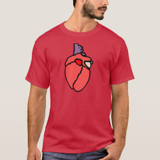 Camiseta T-shirt do coração