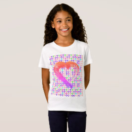 Camiseta T-shirt do Coração Brilhante