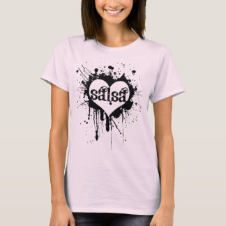 Camiseta T-shirt do CORAÇÃO da SALSA