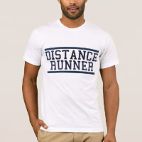 T-shirt do corredor de distância