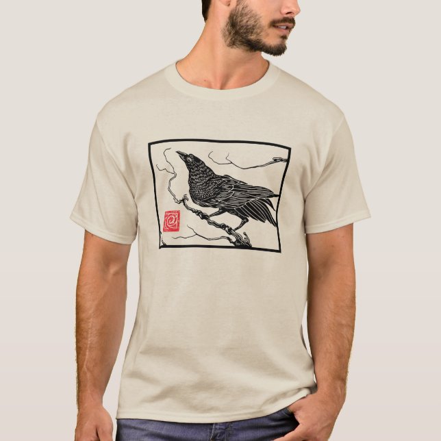 Camiseta T-shirt do "corvo" (Frente)