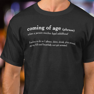 Camiseta T-shirt do costume da definição de dicionário d