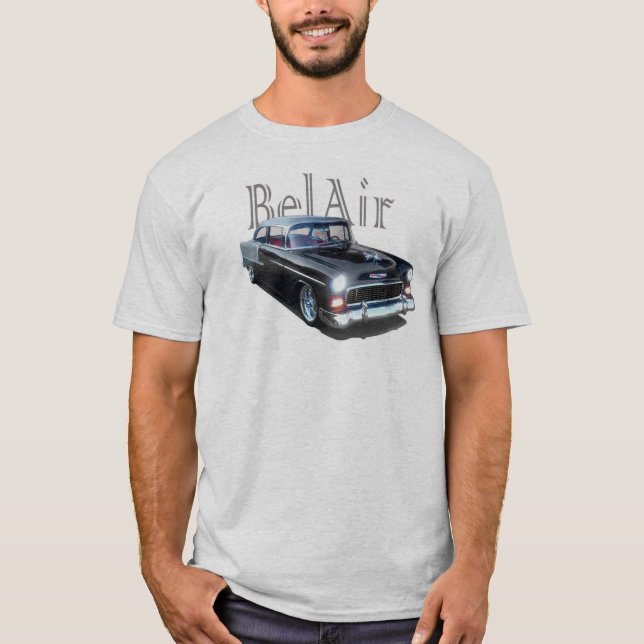 Camiseta 'T-SHIRT do costume de 55 Chevy BelAir (Frente)