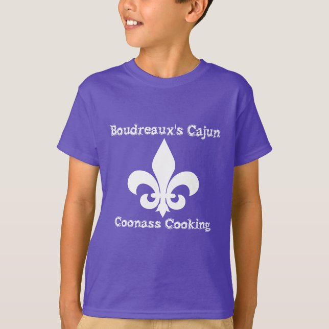 Camiseta T-shirt do cozinhar do Cajun Coonass de Boudreaux (Frente)