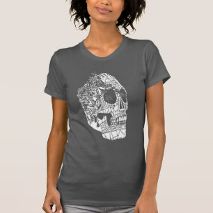 Camiseta T-shirt do crânio