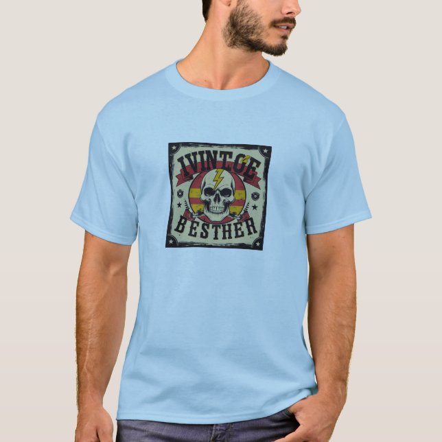 Camiseta t-shirt do crânio (Frente)