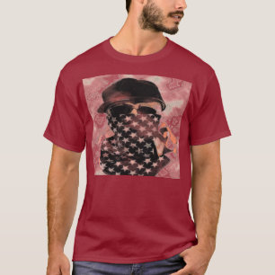 Camiseta T-shirt do crânio de Gangsta Hip Hop