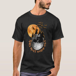 Camiseta T-Shirt do Crânio de Halloween