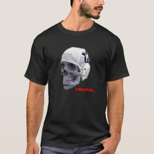 Camiseta T-shirt do crânio do pólo aquático