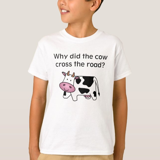 Camiseta T-shirt do crivo da vaca (Frente)