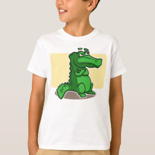 Camiseta T-shirt do crocodilo dos miúdos