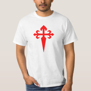 Camiseta T-shirt do cruzado de Santiago