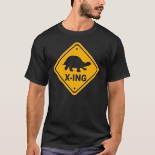Camiseta T-shirt do cruzamento da tartaruga dos homens