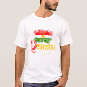 Camiseta T-shirt do Curdistão com o "DERSIM "