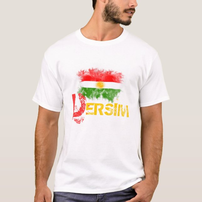 Camiseta T-shirt do Curdistão com o "DERSIM " (Frente)