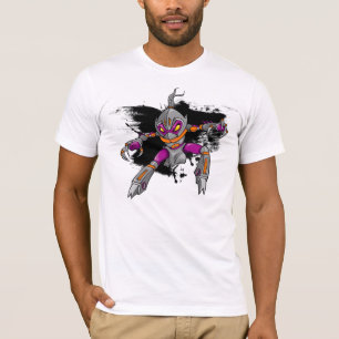 Camiseta T-shirt do Cyborg do guerreiro de Ninja