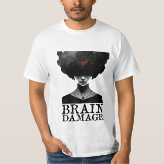 Camiseta T-shirt do dano cerebral