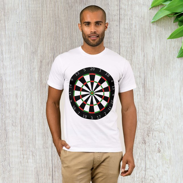 Camiseta T-Shirt do Dartboard Mens (Criador carregado)