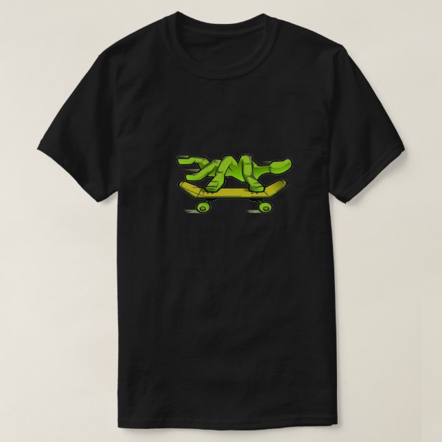 Camiseta T-shirt do Dedo-Skate (Frente do Design)