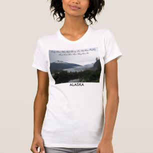 Camiseta T-shirt do derretimento do gelo de Alaska