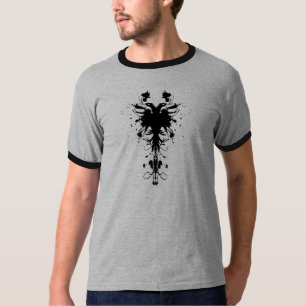 Camiseta T-shirt do desenhista de Eagle do albanês