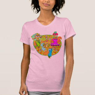 Camiseta T-shirt do desgaste da dança dos gatos da dança