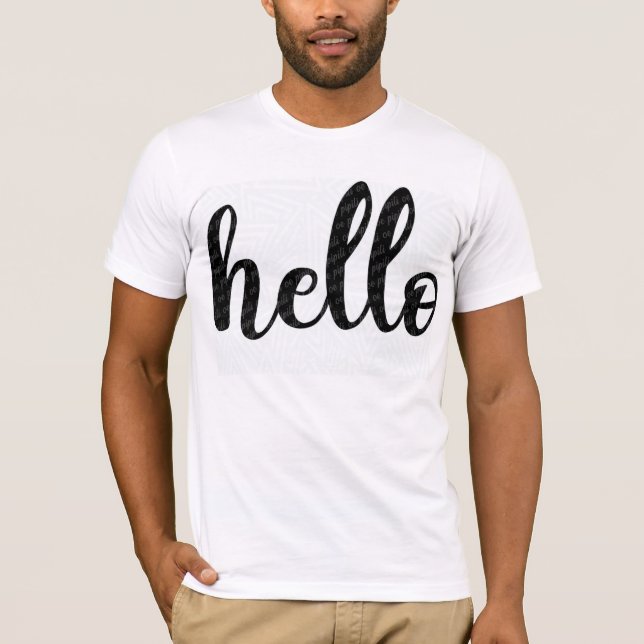 Camiseta t-shirt do design de texto (Frente)