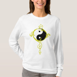 Camiseta T-shirt do design de Yin Yang