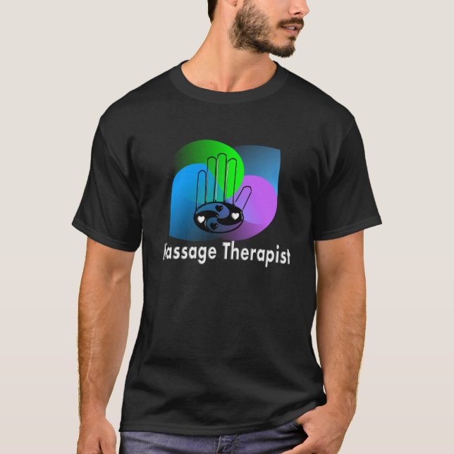 Camiseta T-shirt do design do abstrato do terapeuta da (Frente)