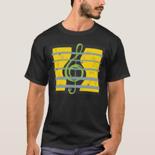 Camiseta T-shirt do design do tema da música