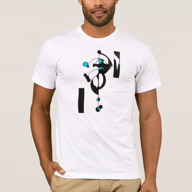 Camiseta T-Shirt do Design Teal Geo (Frente)